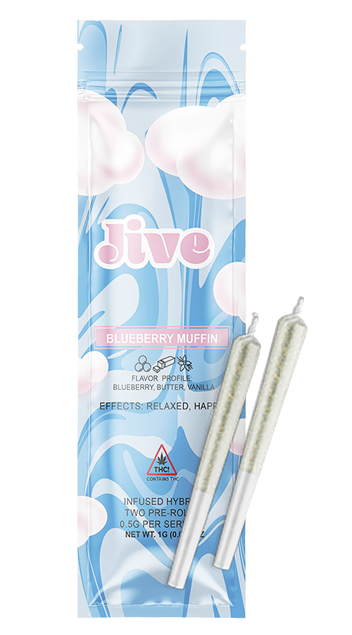 Image of Jive Blueberry Muffin pre-roll package