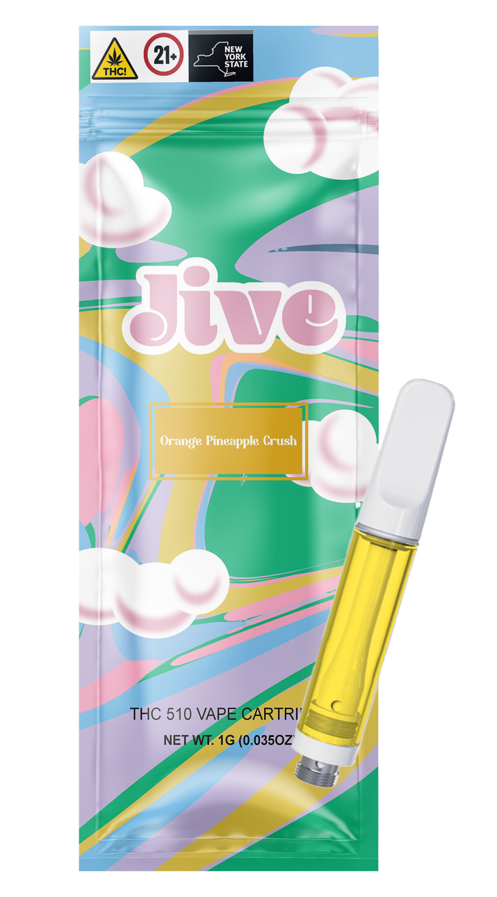 Image of Jive Orange Pineapple Crush vape cart package